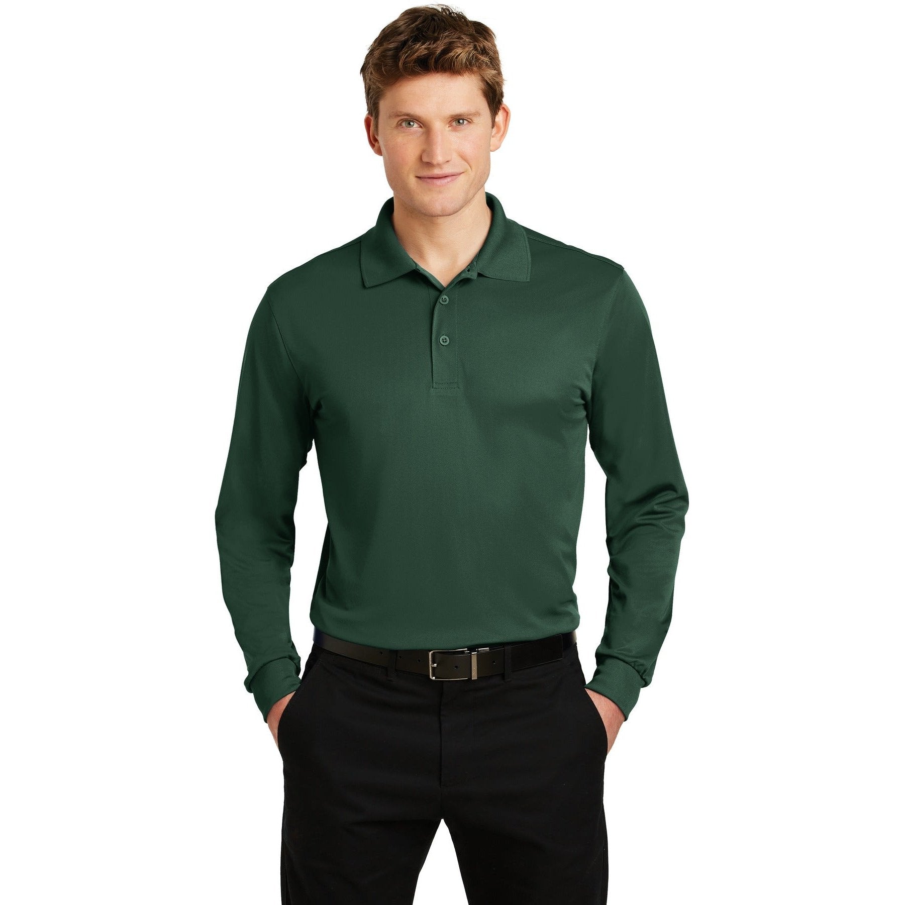 Sport-Tek-Sport-Tek® Long Sleeve Micropique Sport-Wick® Polo. ST657-MedTech-3